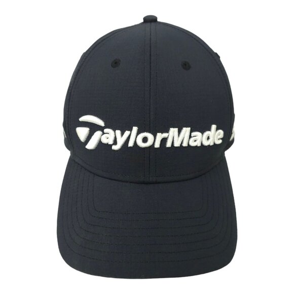 TaylorMade Tour Radar SIM TP5 Stealth Golf Adjustable Strapback Cap Black Hat - Picture 1 of 14
